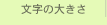 文字の大きさ