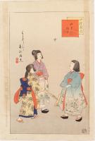 『小供風俗やり羽子』画像