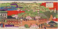 『従東京上野至武州熊ヶ谷蒸気車往復繁栄之図』画像