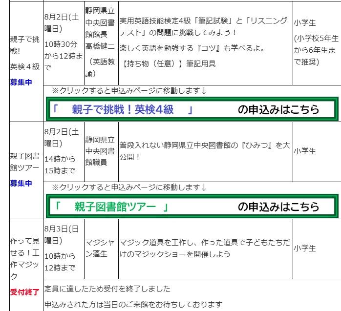 募集画面